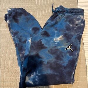 Jordan Kids Navy and Sky Blue Joggers